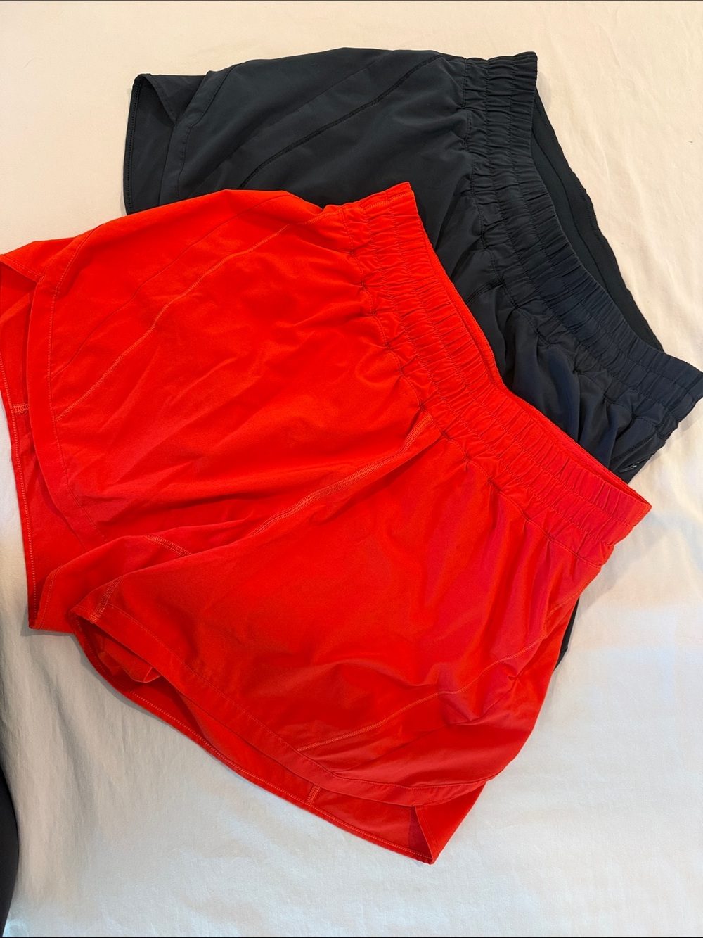 Lululemon - Women’s Athletic Running Shorts - Red and Black - sz 12